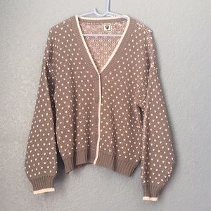 Paris Sport Club vintage cardigan